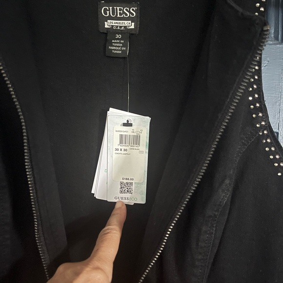 Guess Black Conchita Jumpsuit 30x30 - Picture 5 of 6